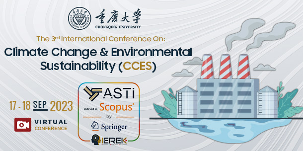 Climate Change and Environmental Sustainability (CCES) 3rd Edition